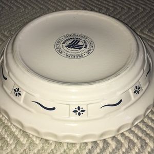 LONGABERGER POTTERY 🥧 pie dish